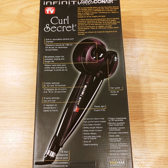NIB Conair Infinity Pro Curl Secret Curler - Picture 3 of 5
